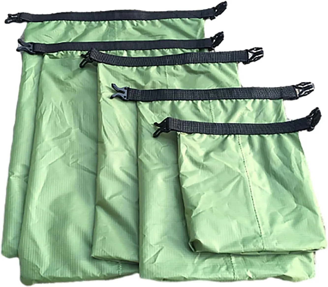 5Pcs Waterproof Storage Dry Bag Roll Top Sacks Lightweight Dry Sacks Swimming Snorkeling Bag Travel Storage Pack