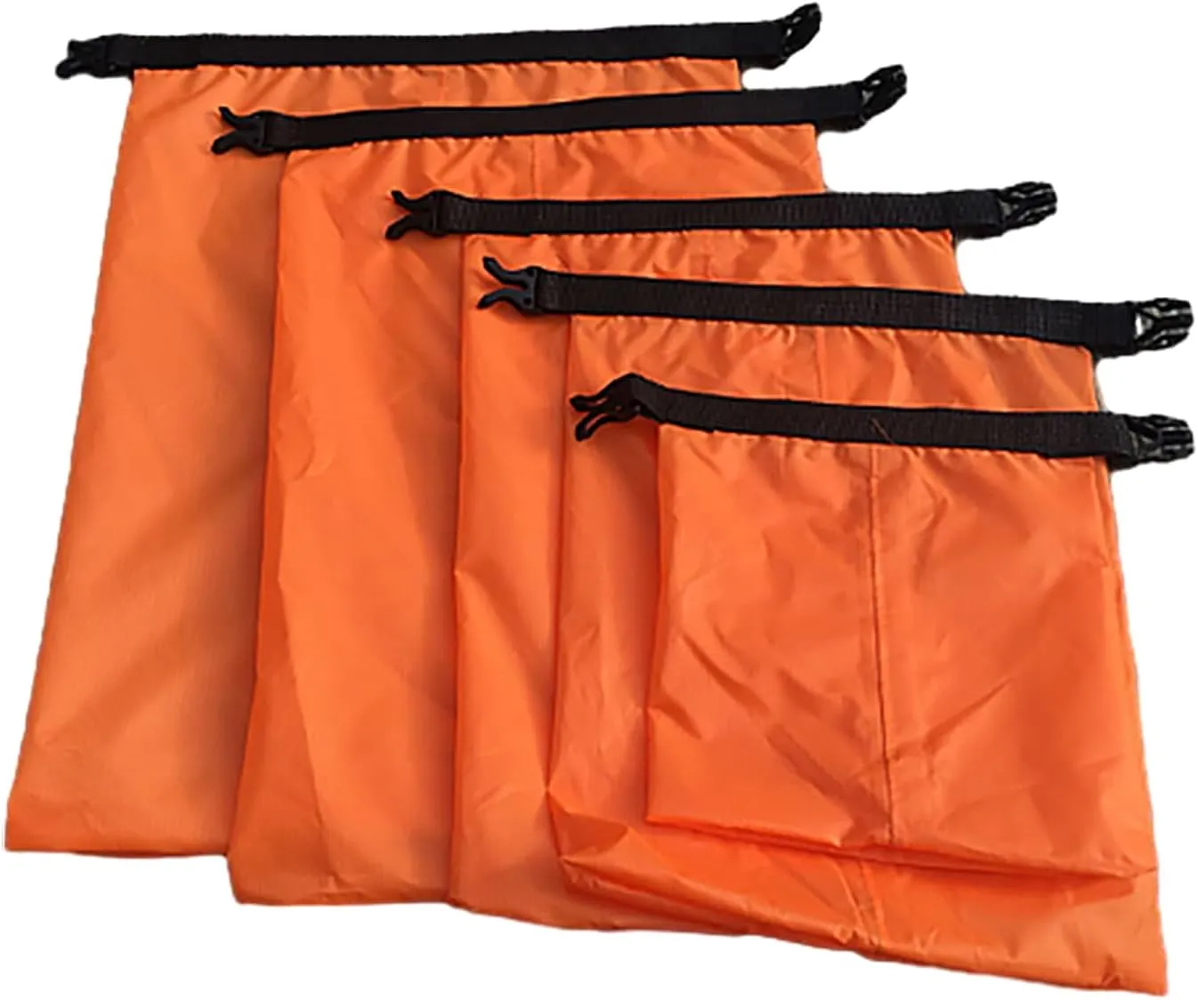 5Pcs Waterproof Storage Dry Bag Roll Top Sacks Lightweight Dry Sacks Swimming Snorkeling Bag Travel Storage Pack