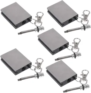 5X Survival Emergency Camping Fire Starter Flint Metal Match Lighter Hiking