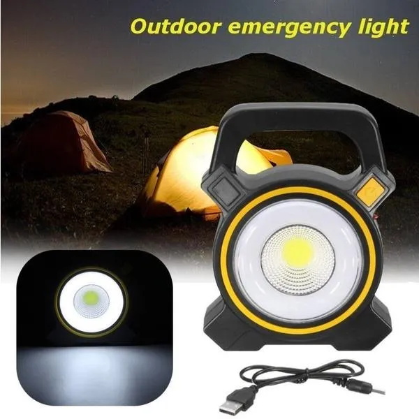 60W Solar Portable Rechargeable LED Flood Lamp