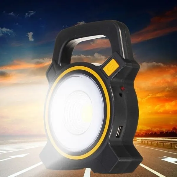 60W Solar Portable Rechargeable LED Flood Lamp