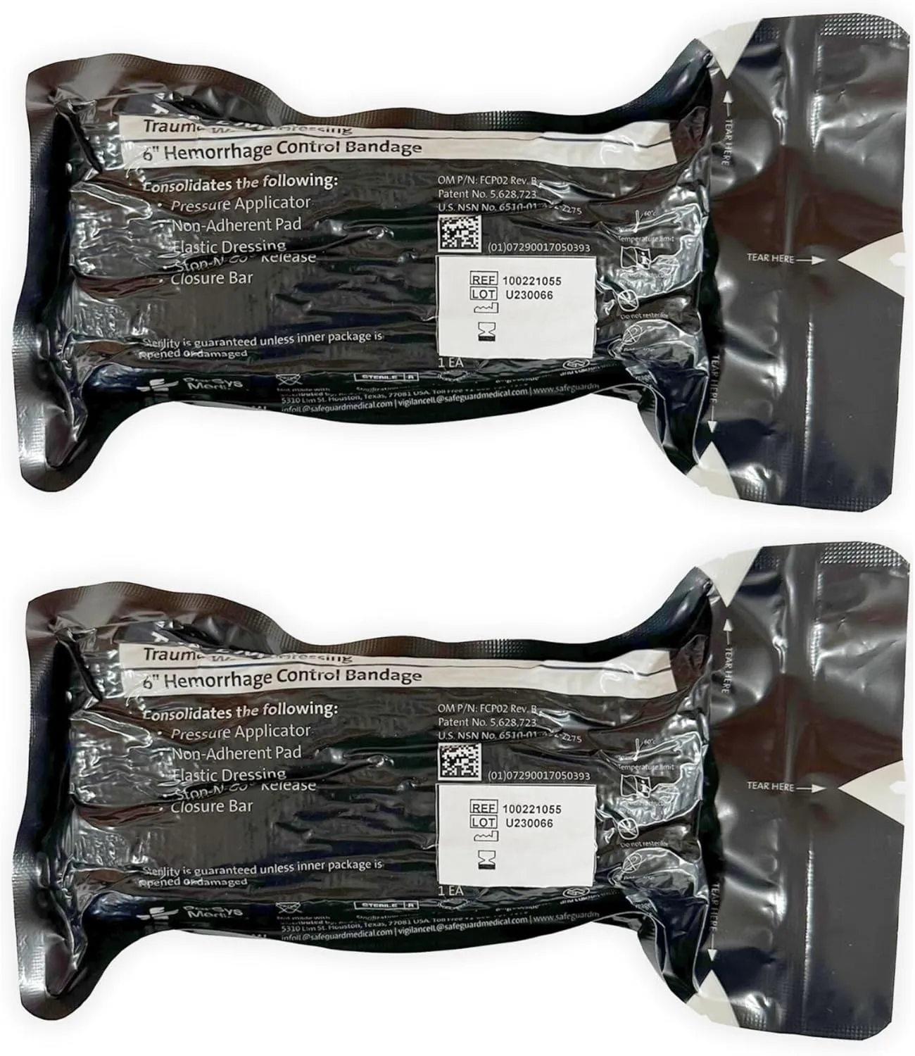 6" Israeli Emergency Bandage 2 Pack