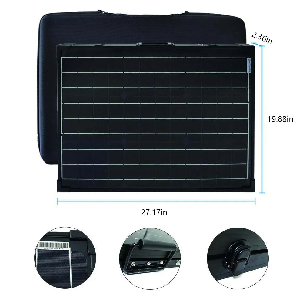 ACOPOWER 100W Mono Solar Panel Kit, Waterproof 20A Charge Controller