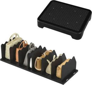 Adjustable Purse Organizers for Closet, Clear Handbag Shelf Dividers Non-Slip Step Stool for Elderly, Indoor/Outdoor Non-Slip Step Platform Assistive Devices for Adults and Elderly