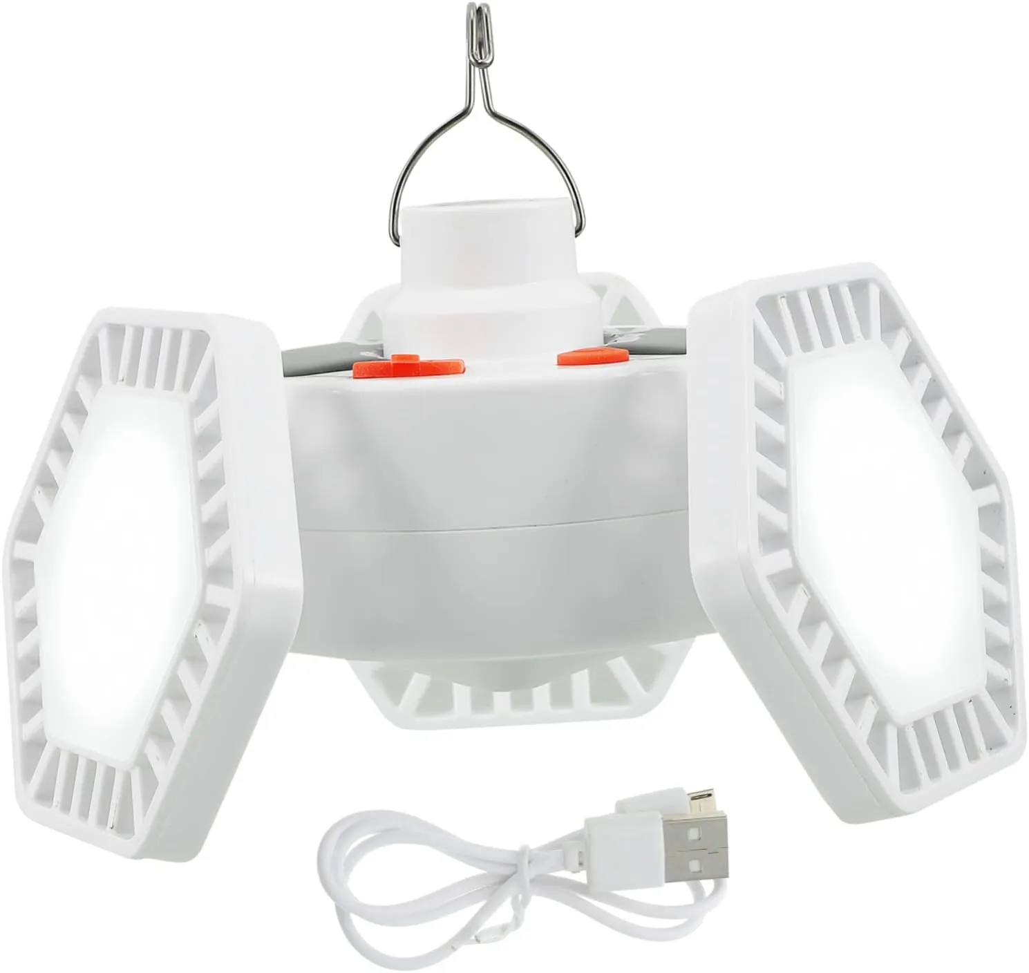 Adjustable Solar Camping Lamp Night Market Light Multi-Functional Outdoor Illumination Compact Design