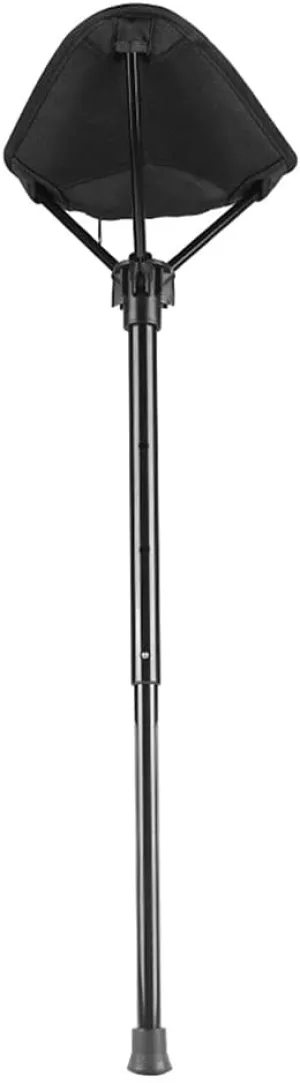 Adjustable Telescopic Folding Stool Portable Single Leg Tall Chair for Outdoor Camping Walking Aluminum Tube 7075 Aviation Aluminum