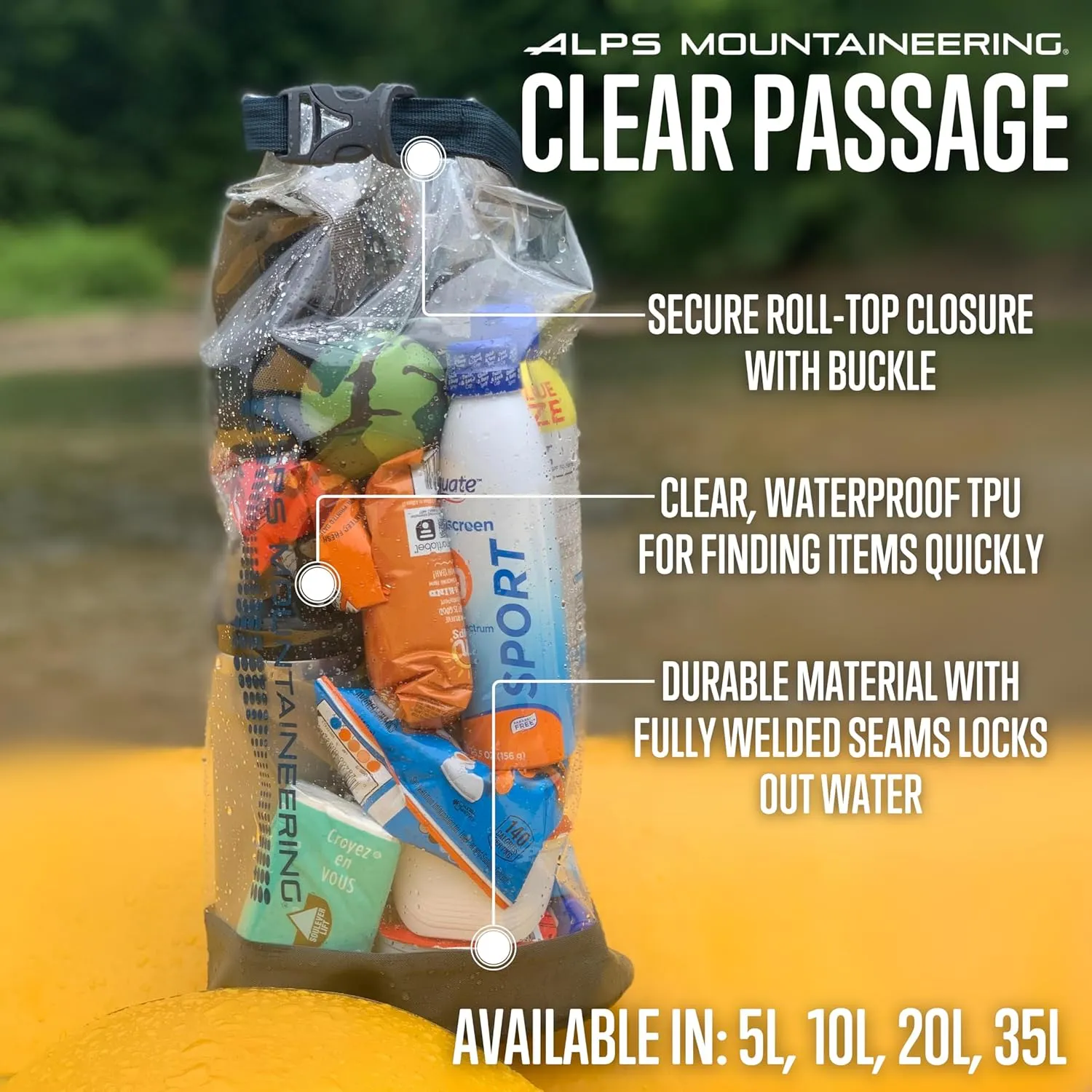 ALPS Mountaineering Clear Passage Dry Bag