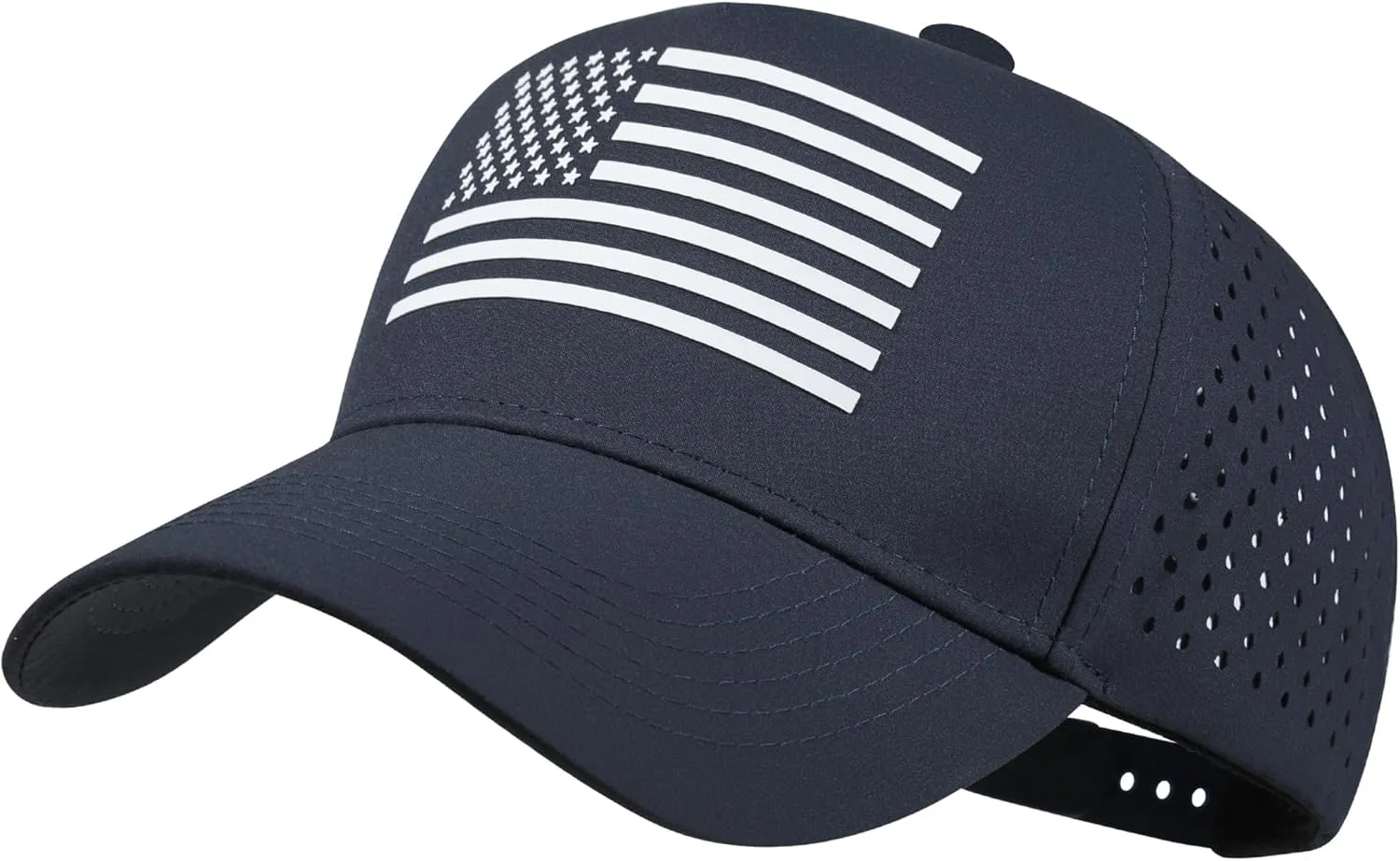 American Flag Trucker Hats, Waterproof Baseball Cap for Men Women, Quick-Dry Mesh Breathable Adjustable Fit Snapback Hat