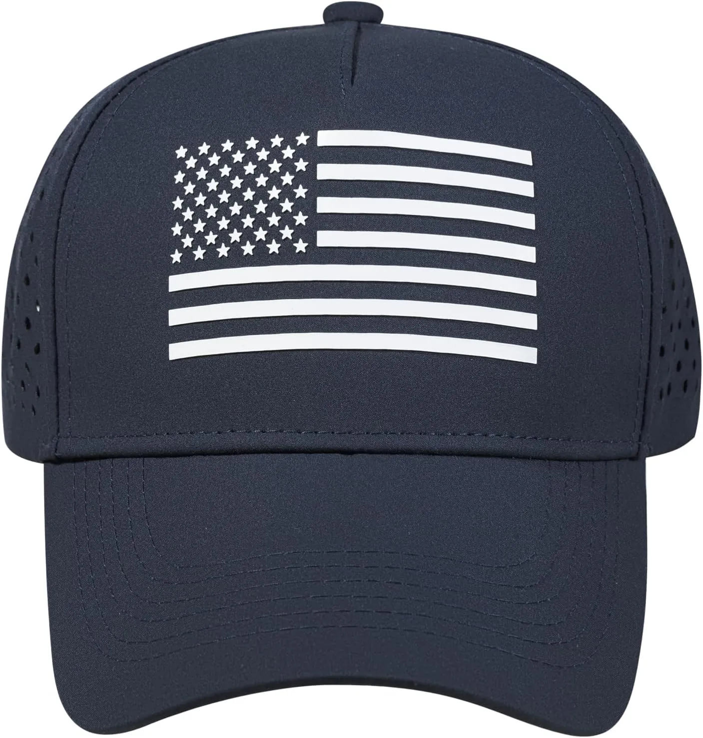 American Flag Trucker Hats, Waterproof Baseball Cap for Men Women, Quick-Dry Mesh Breathable Adjustable Fit Snapback Hat