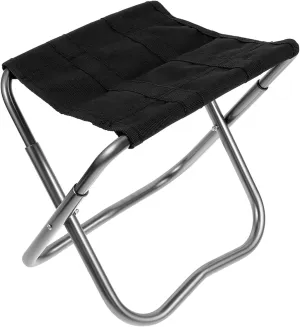 Amosfun Portable Folding Camping Stool Lightweight Bench Ergonomic Design Versatile Use for Fishing Outdoor Activities and Home Capacity
