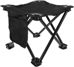 Angoily Portable Folding Stool Comfortable Fishing Seat Compact Foldable Bench for Hiking Camping Outdoor Activities Lightweight Design Easy to Carry Space-saving
