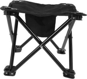Angoily Retractable Folding Stool Camping Chair Padded Seat Lightweight Portable Bench Small Foldable Stool for Garden