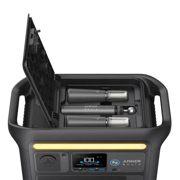 Anker SOLIX C800X Solar Generator with 100W Foldable Solar Panel
