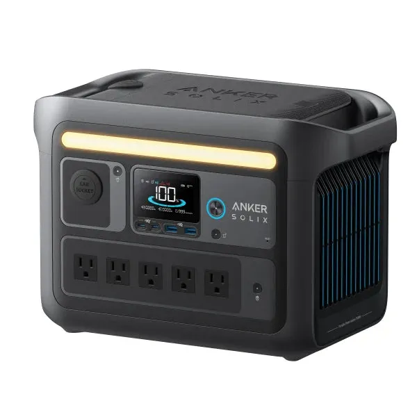 Anker SOLIX C800X Solar Generator with 100W Foldable Solar Panel