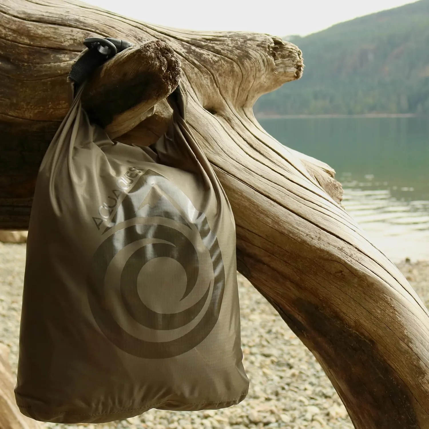 AquaQuest Rogue Dry Bag Set – 60   100L Olive Drab – 100% Waterproof Roll Top – Dry Sack