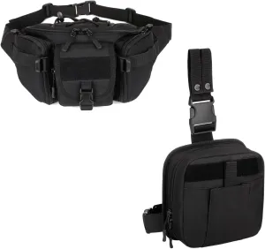 ArcEnCiel Tactical Fanny Pack for Men Waist Bag   Leg Bag Tactical First Aid Pouch