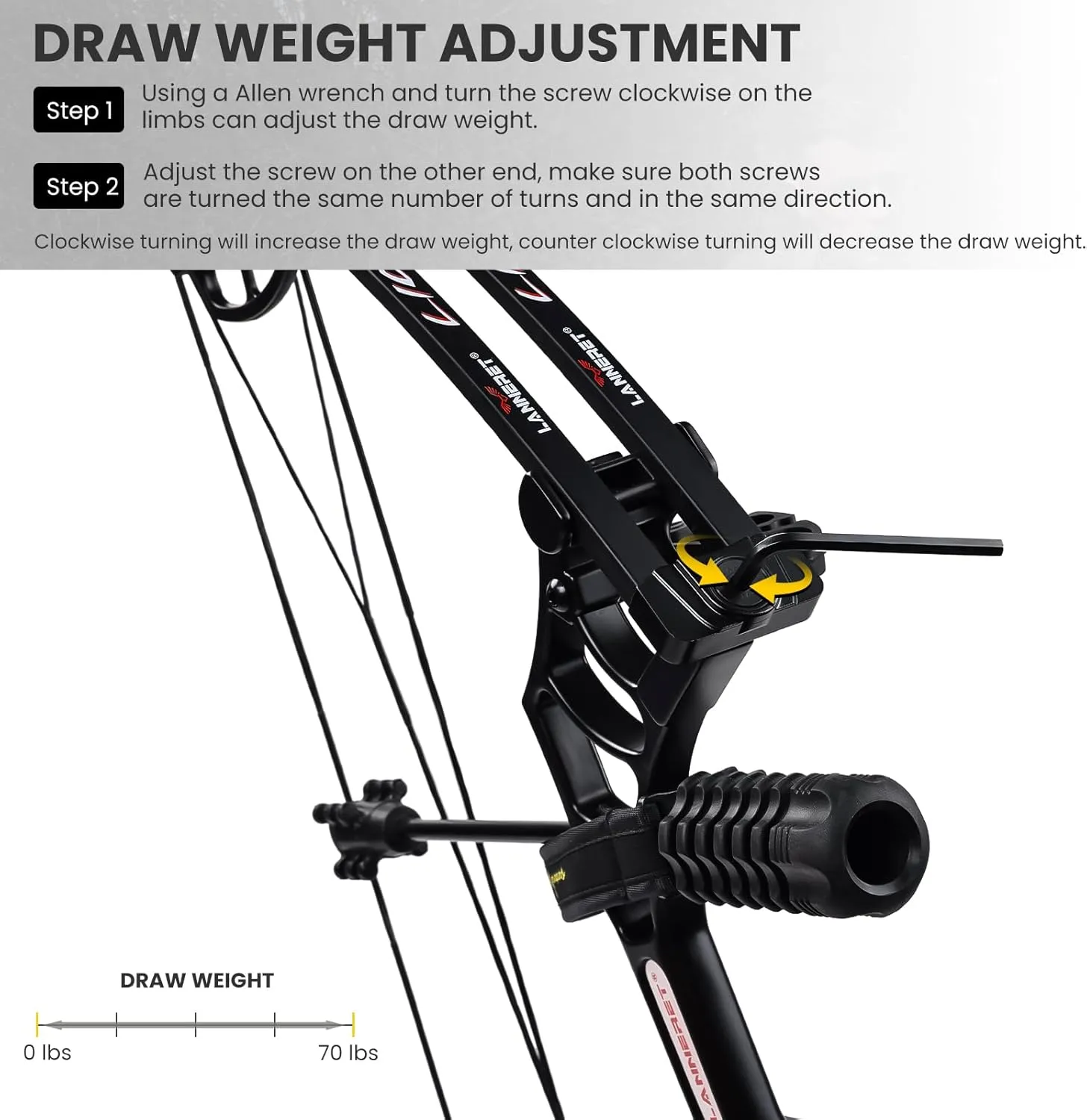 Archery Eagle Compound Bow and Archery Sets 20-70lbs for Adults and Teens,25"-31" Draw Length，up to IBO 320 fps，Lightweight Design Bow Adjustable 2024 New