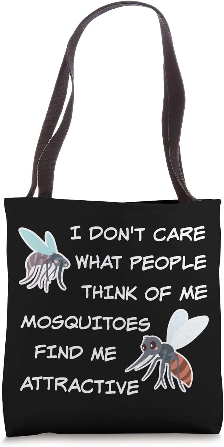 At Least Mosquitoes Find Me Attractive Camping Mosquito Tote Bag
