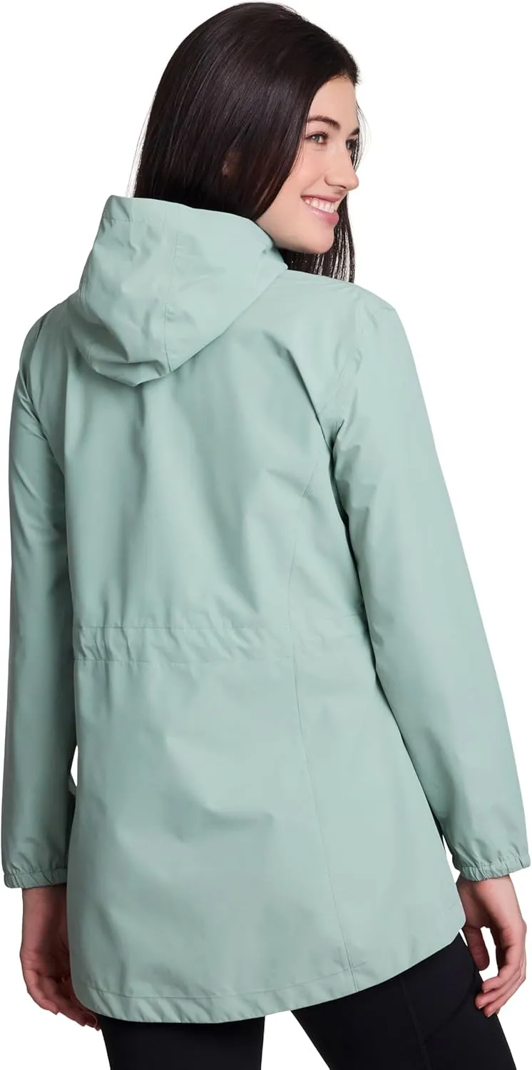 Avalanche Women's Casual Hooded Soft Shell Lightweight Rain Jacket With Pockets