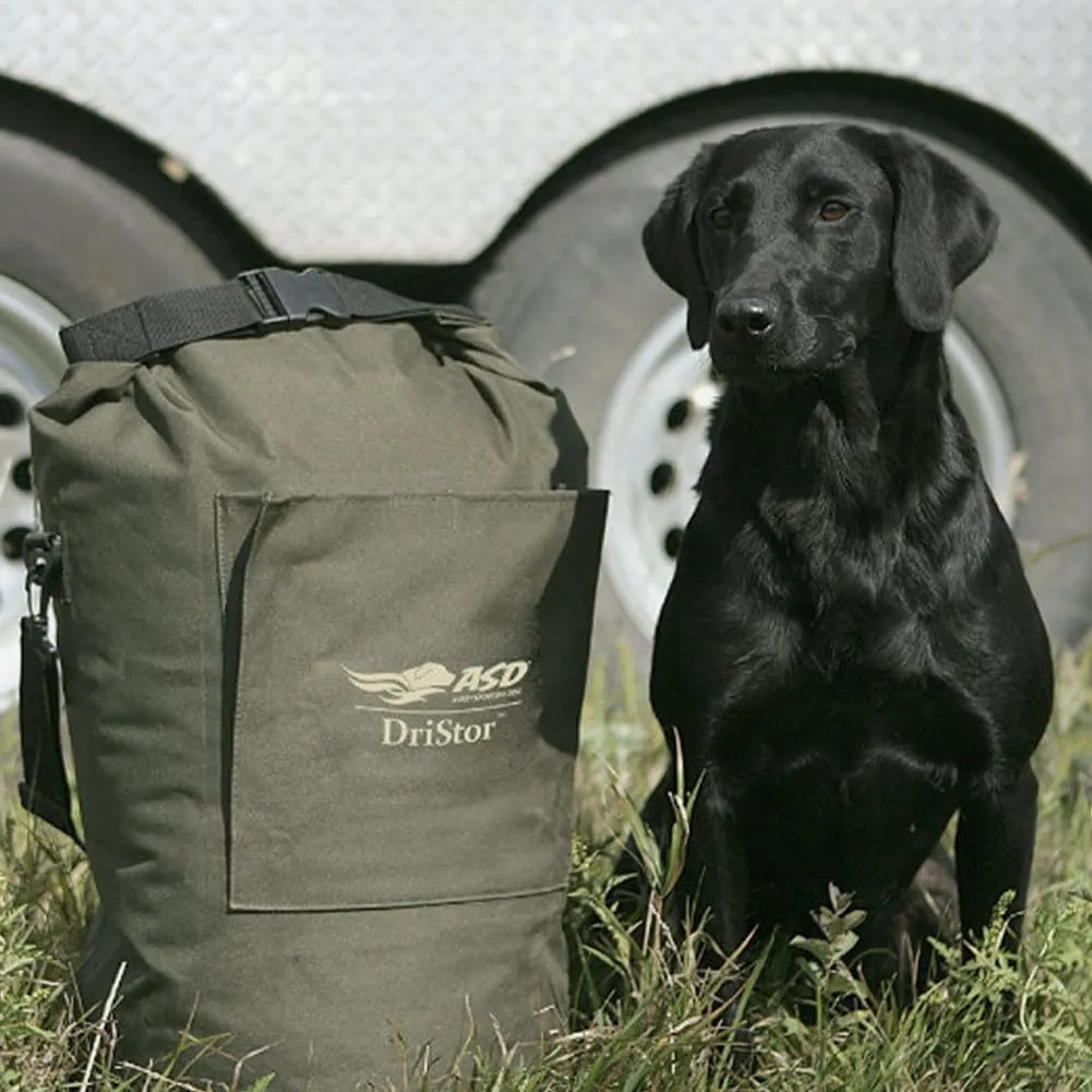 Avery DRI-STOR Dog Food Bag – Waterproof Airtight Roll-Top Kibble Storage Bag with Adjustable Strap & See-Through Window For Field Use, Travel, Hiking, & Camping, Vacationer (40lbs)