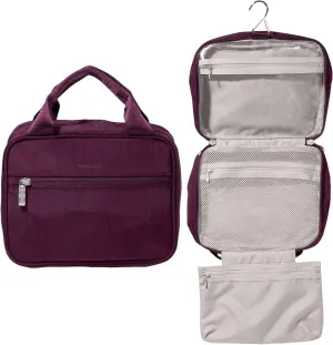 Baggallini Unisex's Hanging Travel Toiletry Kit-Lightweight 6x10 Inch Makeup Bag Toiltery