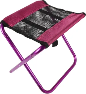balacoo Portable Folding Stool for Camping Fishing and Outdoor Activities Lightweight Compact Design with High Weight Capacity Versatile Bench for Home Use and Travel