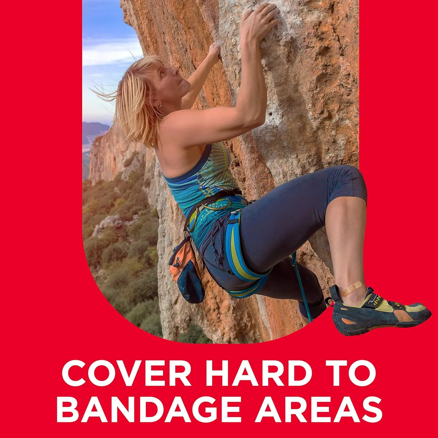 Band-AID Flexible Fabric Bandages One Size Travel Pack, 8 Each (Pack of 24)