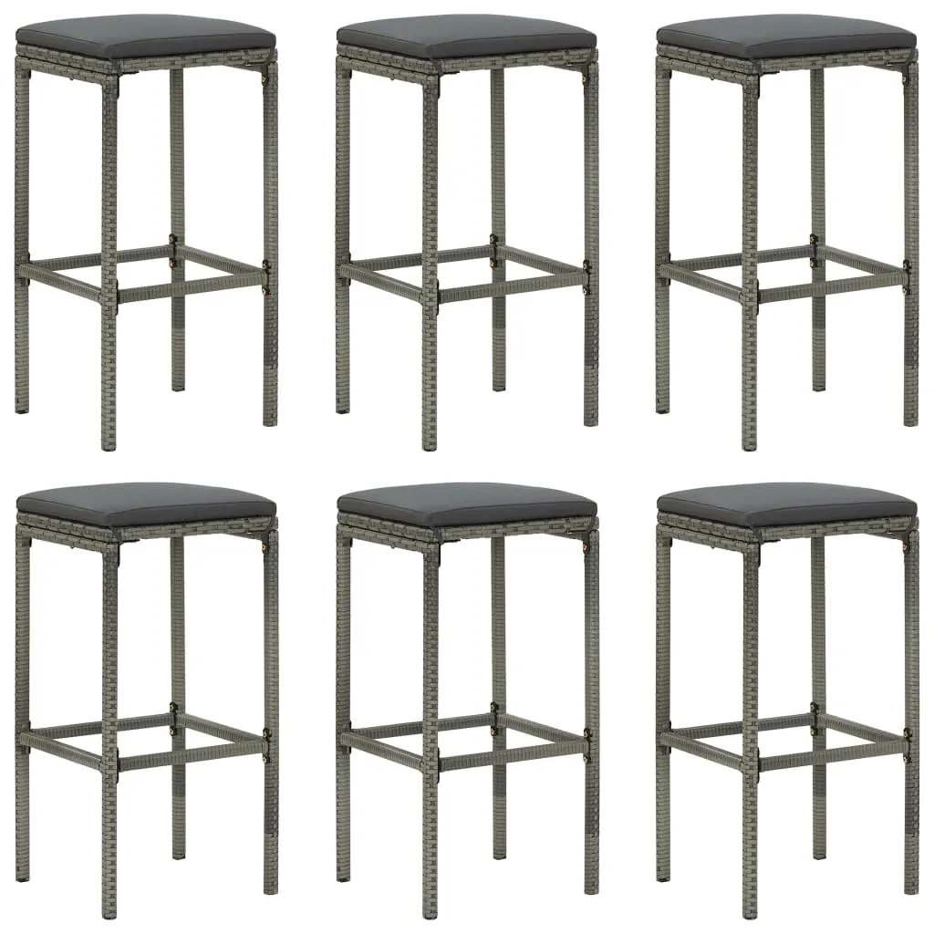 Bar Stool Bar Seat Counter Height Island Stool for Pub Poly Rattan
