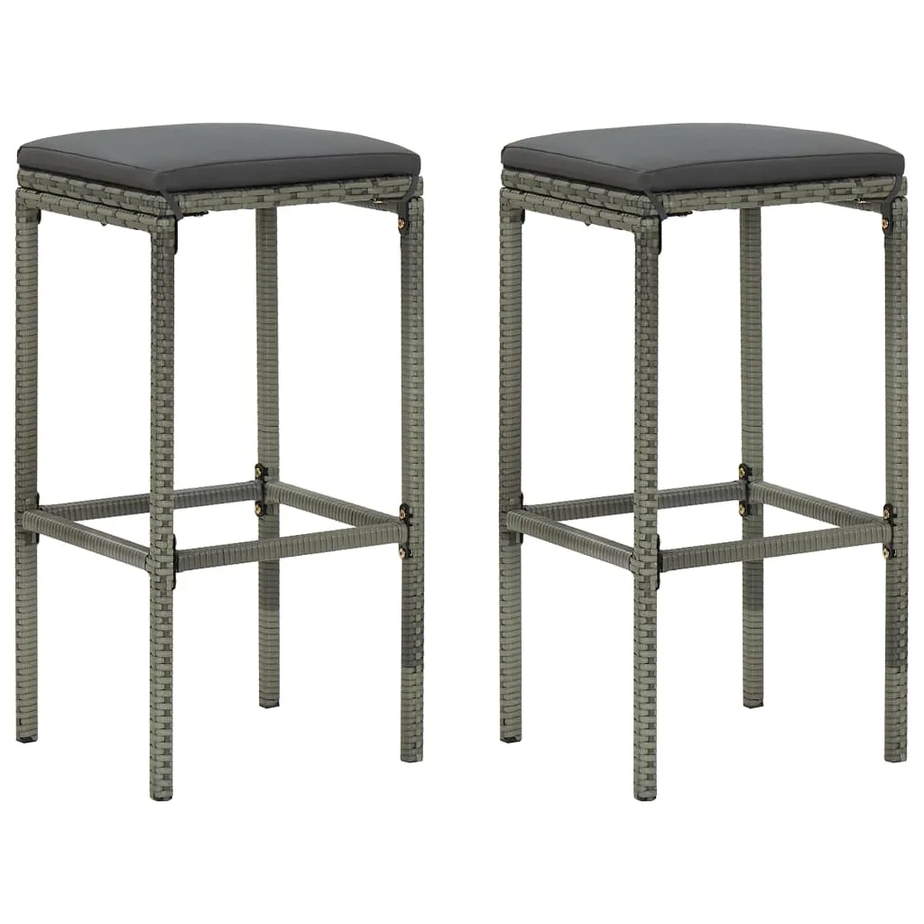 Bar Stool Bar Seat Counter Height Island Stool for Pub Poly Rattan