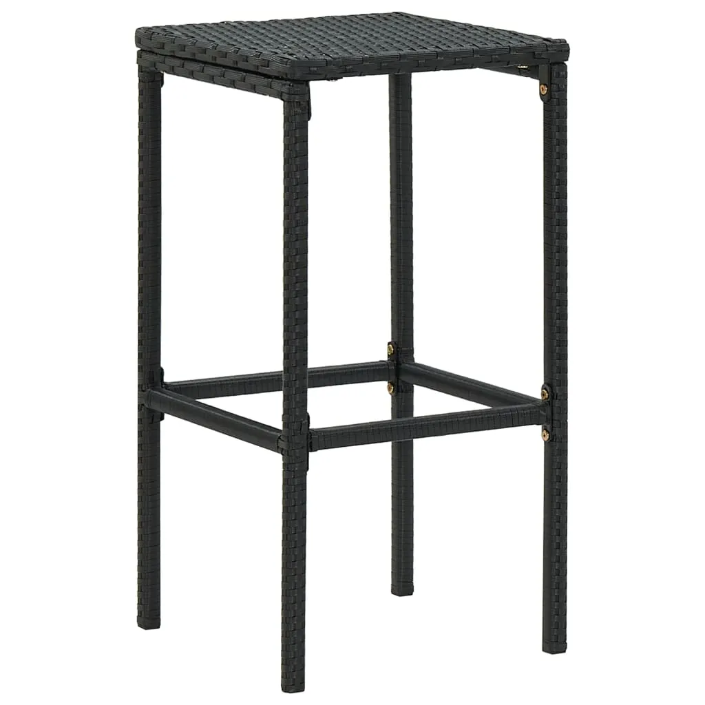 Bar Stool Bar Seat Counter Height Island Stool for Pub Poly Rattan