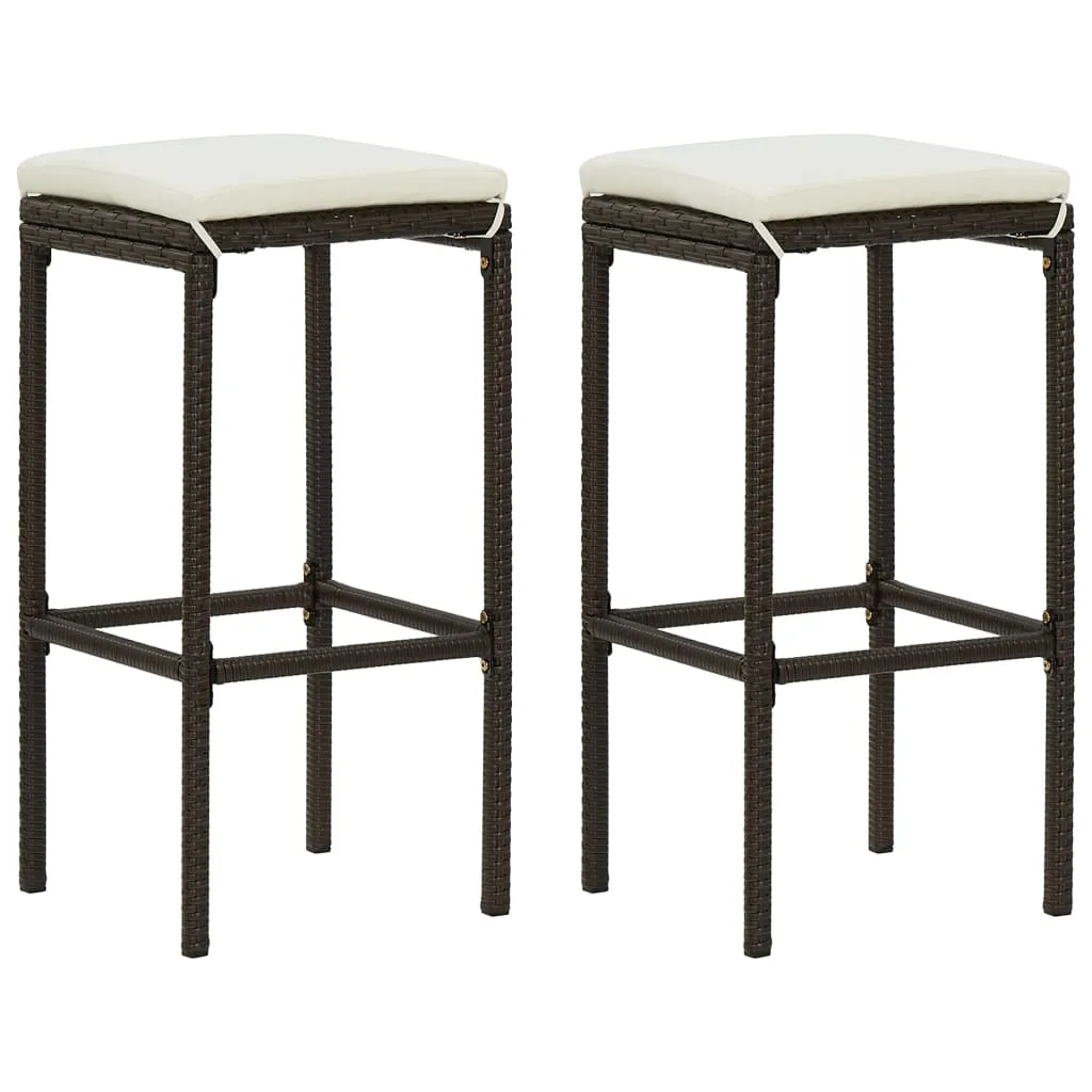 Bar Stool Bar Seat Counter Height Island Stool for Pub Poly Rattan