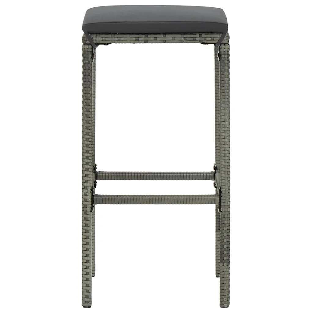 Bar Stool Bar Seat Counter Height Island Stool for Pub Poly Rattan