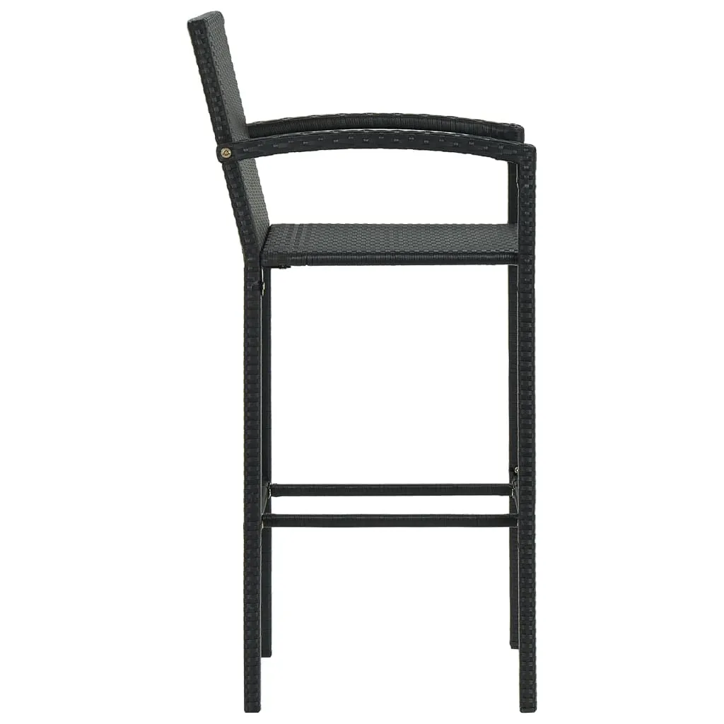 Bar Stool Counter Height Bar Stool Patio Rattan Furniture Poly Rattan