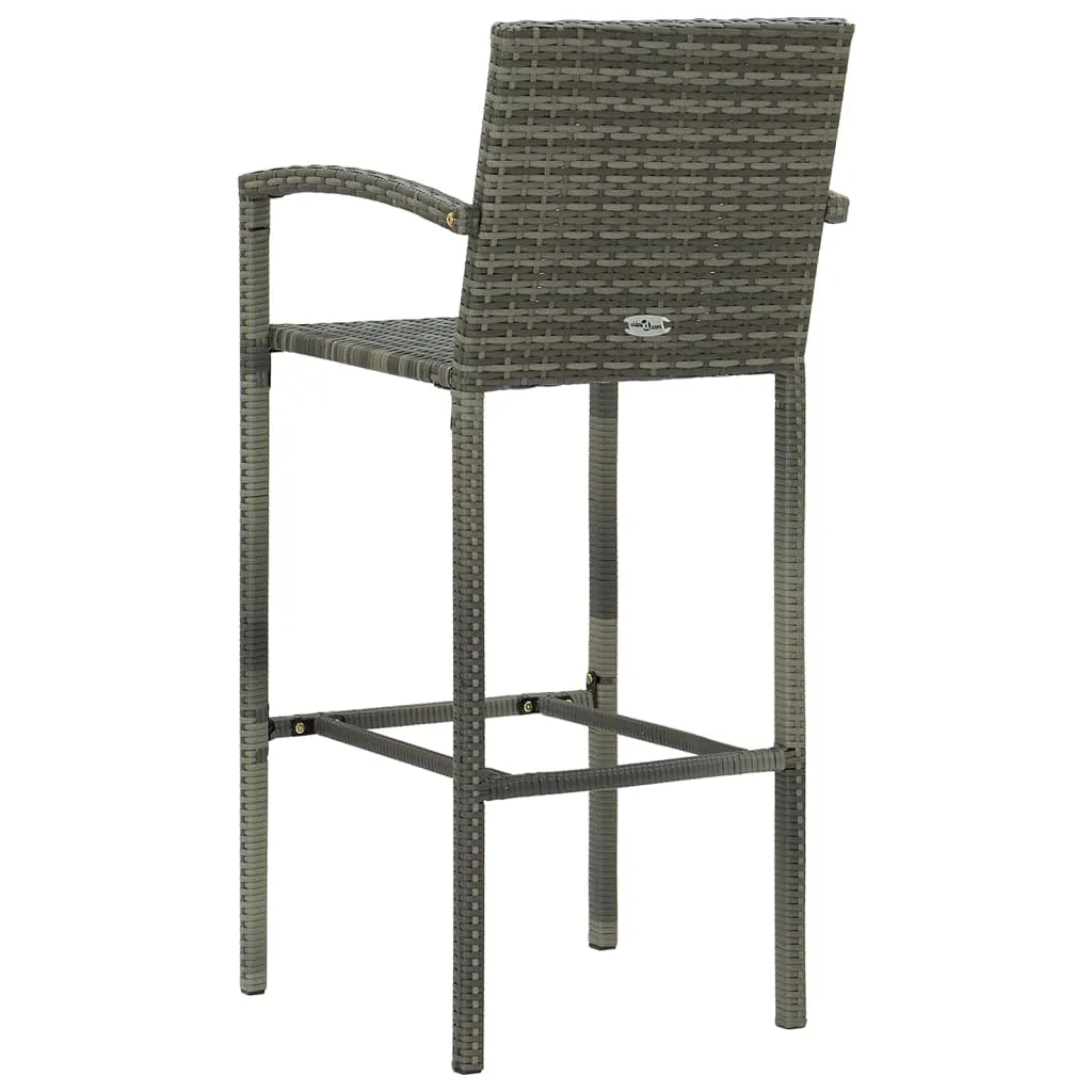 Bar Stool Counter Height Bar Stool Patio Rattan Furniture Poly Rattan