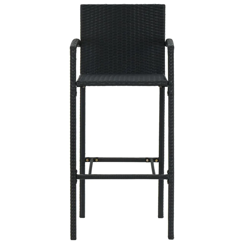 Bar Stool Counter Height Bar Stool Patio Rattan Furniture Poly Rattan