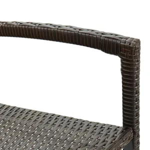Bar Stool Counter Height Bar Stool Patio Rattan Furniture Poly Rattan