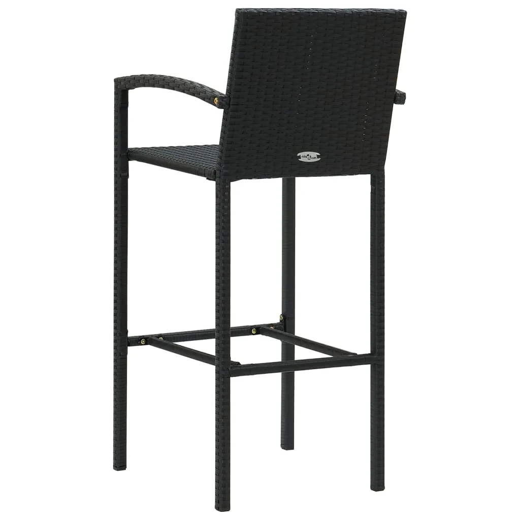 Bar Stool Counter Height Bar Stool Patio Rattan Furniture Poly Rattan