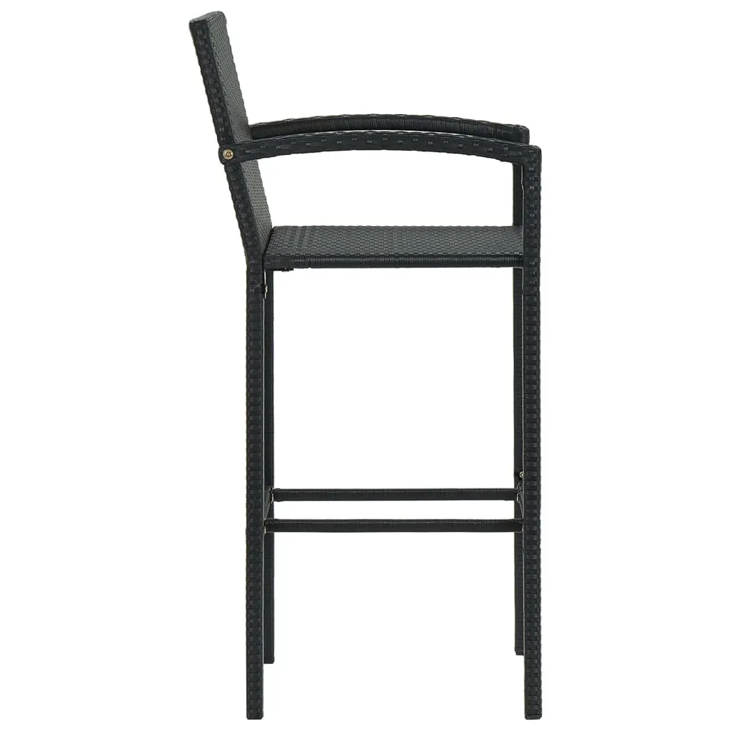 Bar Stool Counter Height Bar Stool Patio Rattan Furniture Poly Rattan
