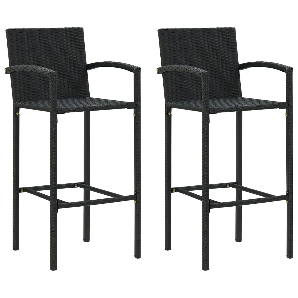 Bar Stool Counter Height Bar Stool Patio Rattan Furniture Poly Rattan