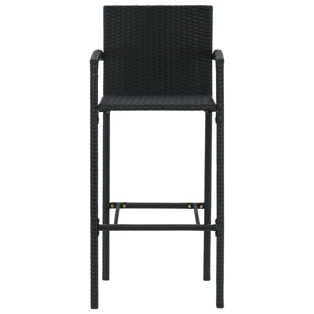 Bar Stool Counter Height Bar Stool Patio Rattan Furniture Poly Rattan