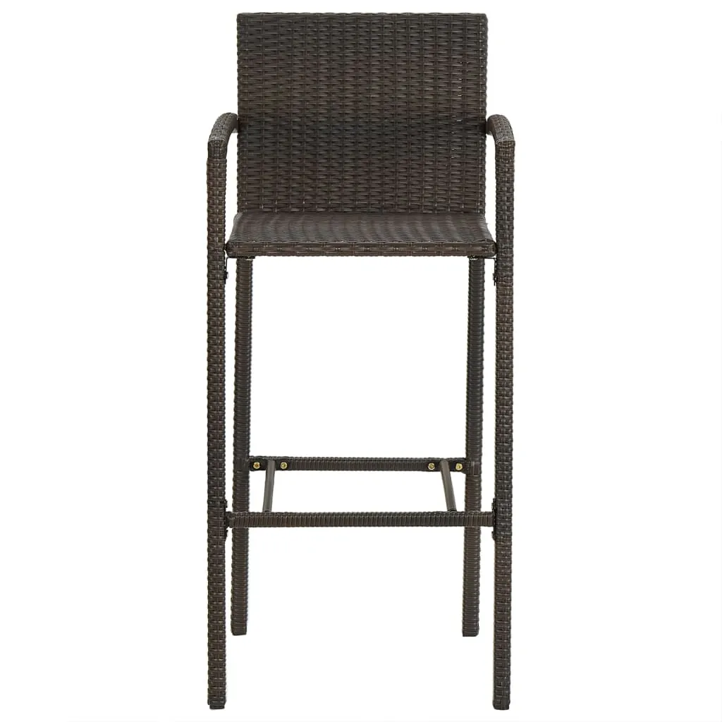 Bar Stool Counter Height Bar Stool Patio Rattan Furniture Poly Rattan