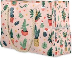 Beach Bags for Women, Large Waterproof Beach Tote Bag for Gym Grocery Travel