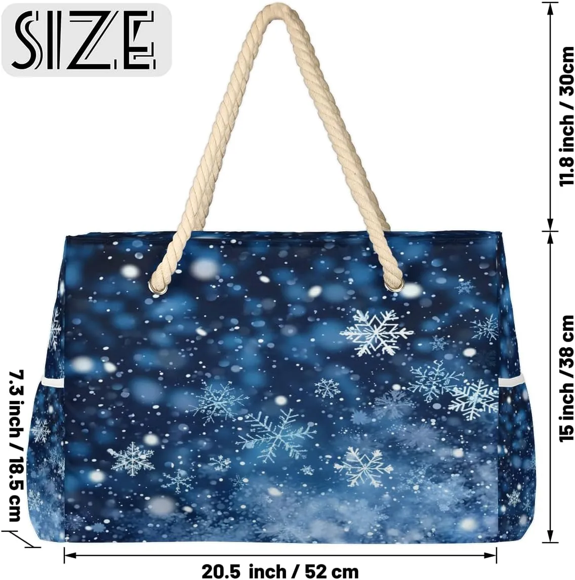 Beach Bags for Women, Large Waterproof Beach Tote Bag for Gym Grocery Travel