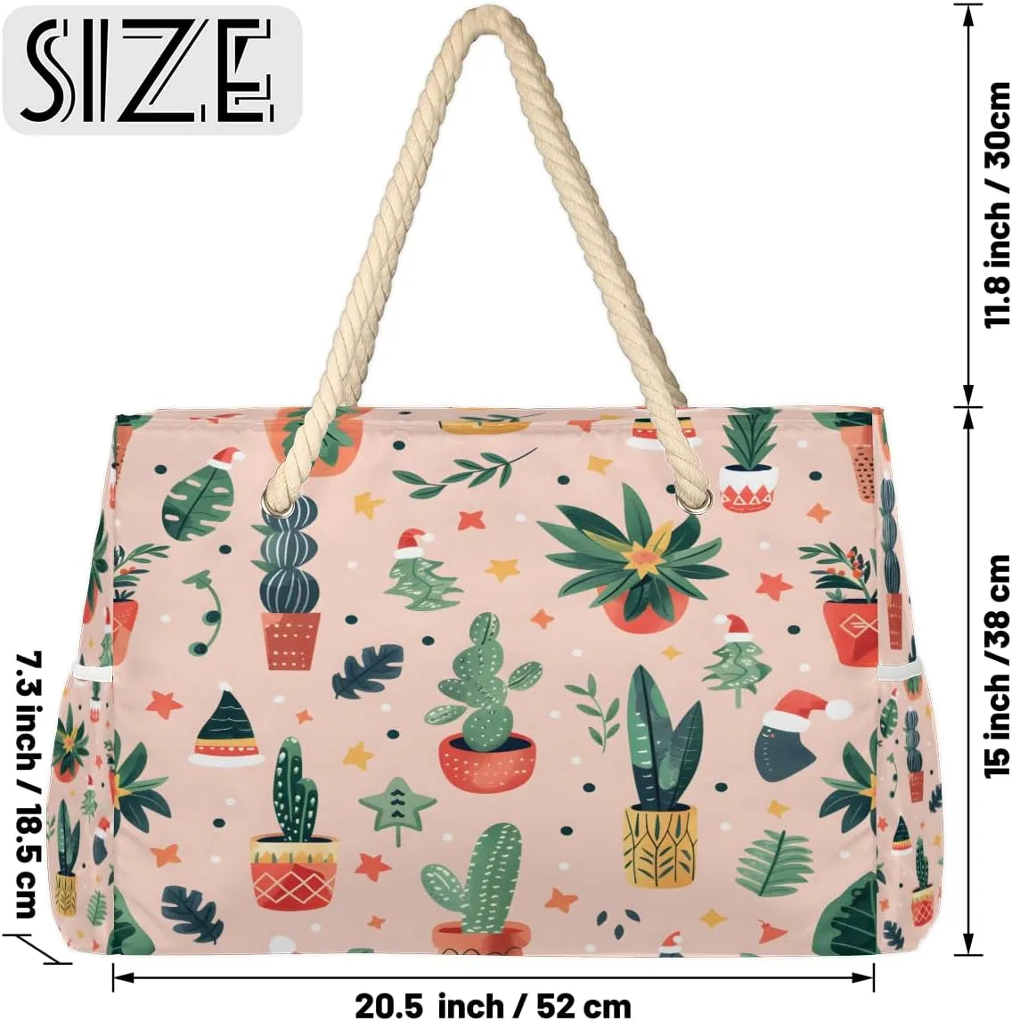 Beach Bags for Women, Large Waterproof Beach Tote Bag for Gym Grocery Travel