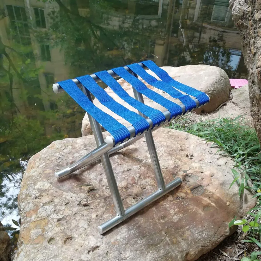 Beach Chair Hiking ) Stool, Outdoor Tailored (1 Picnic Rest Travel Beach Folding Garden Pc Anti-slip Stool Picnic Train Folding Backpacking Seat Best Fishing Hiking Camping Fishing Tool Portable