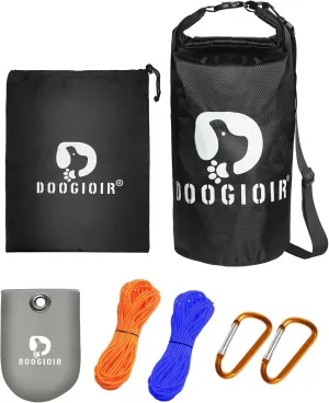 Bear Hanging System, Ultralight Bear Food Bag Hanging Kit for Backpacking and Camping, Includes Waterproof Nylon Bag, Paracord Ropes, Carabiner and Instructions
