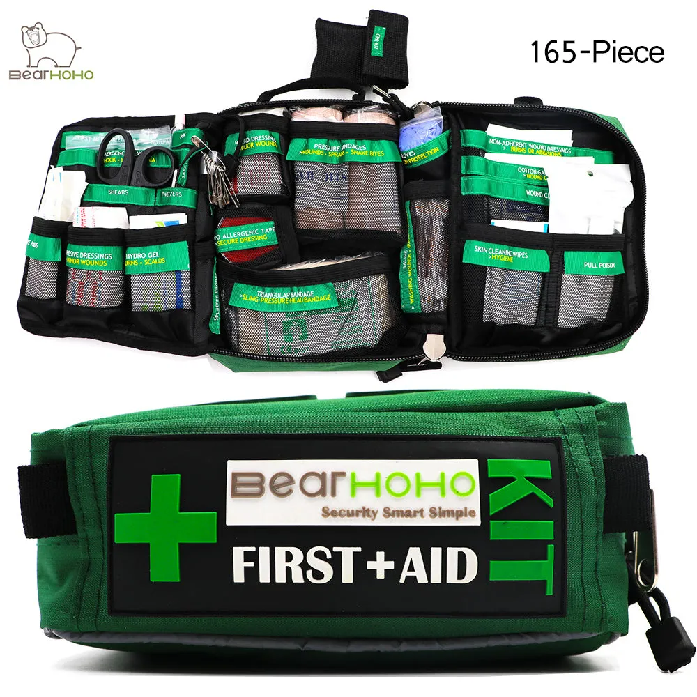 BearHoHo Handy First Aid Kit Bag 165-Piece