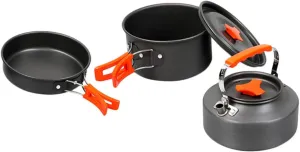 BESPORTBLE 1 Set Outdoor Camping Pot Camping Essentials Tins for Camping Skillet Camping Cookware Camping Supplies Picnic Cooking Utensils Camping Cook Tool Aluminum Alloy Hard Aluminum Oxide