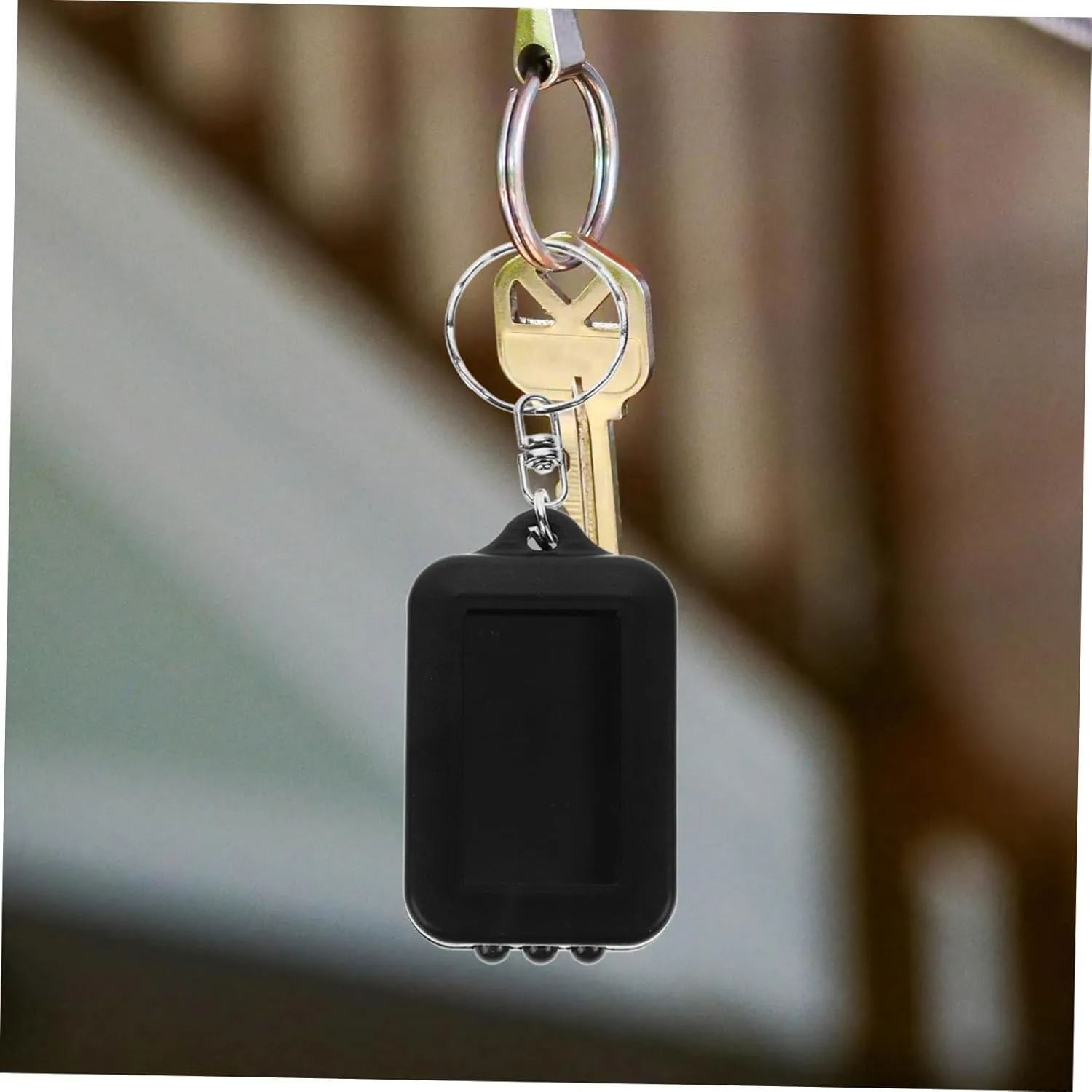 BESPORTBLE 10pcs Portable Solar Charging Mini Keychain Flashlight Efficient Led Light for Camping Hiking Fishing and Emergencies Chic and Convenient Design Compact and Lightweight