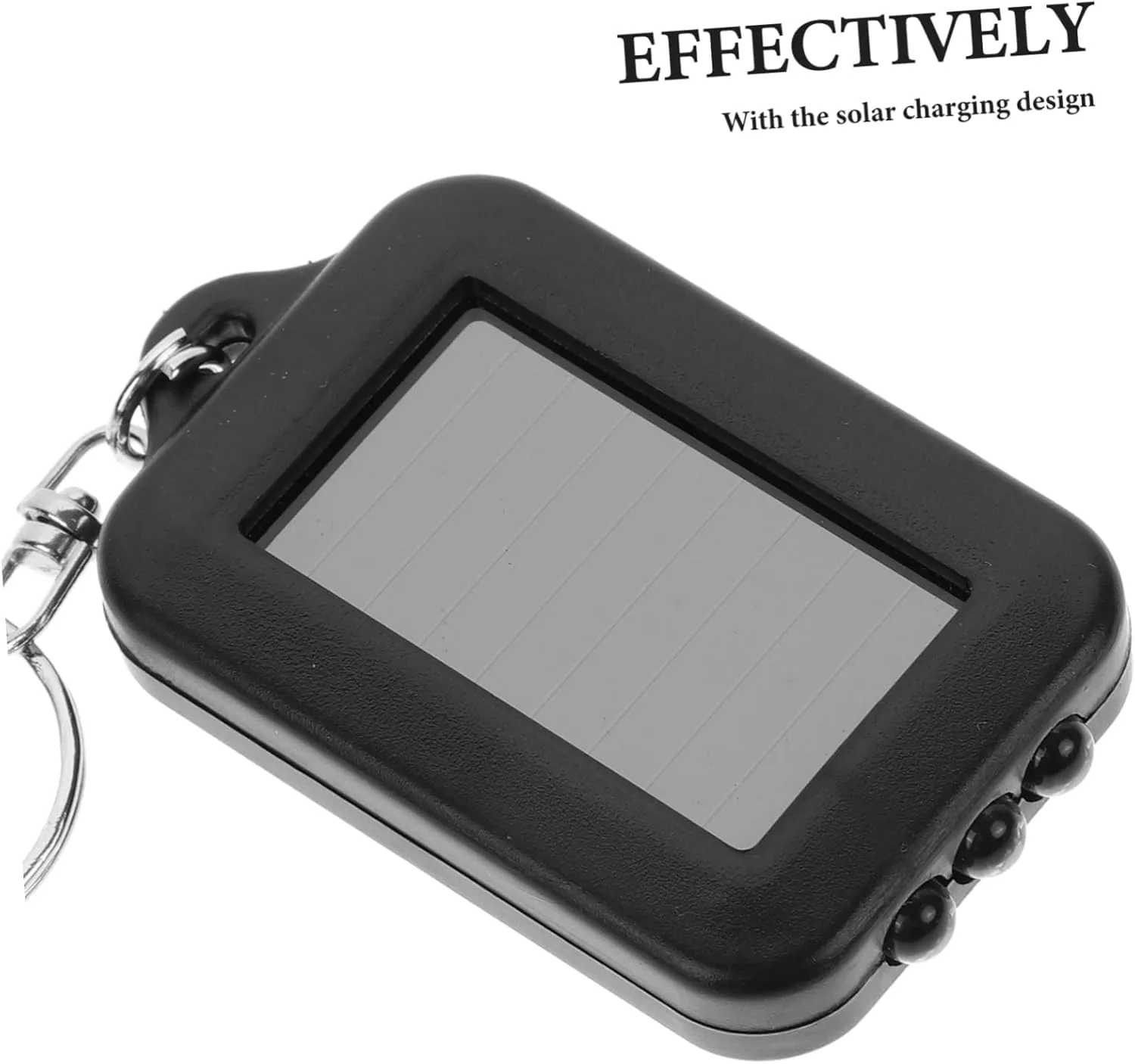 BESPORTBLE 10pcs Portable Solar Charging Mini Keychain Flashlight Efficient Led Light for Camping Hiking Fishing and Emergencies Chic and Convenient Design Compact and Lightweight